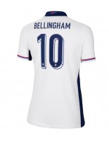 England Jude Bellingham #10 Hjemmedrakt Dame EM 2024 Korte ermer